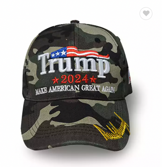 Camouflage 2024 Trump Hat 